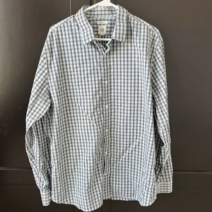 *3 FOR $13* Gap Blue and Mint Plaid Button Down